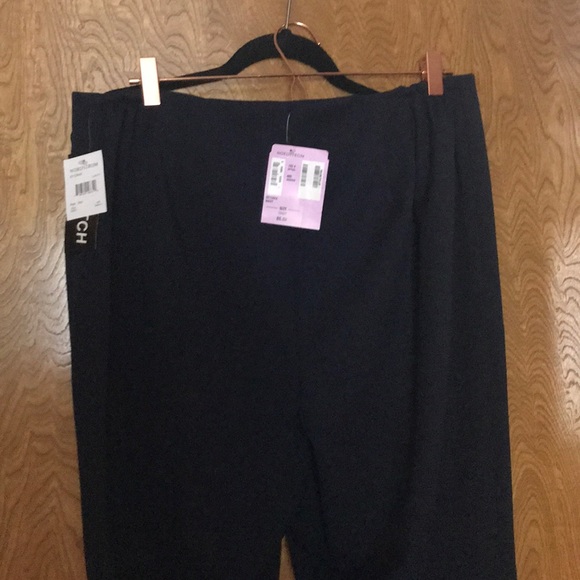 Smooth petite navy dress pants - Picture 5 of 7